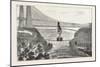 Mdlle. Spelterini Crossing the Niagara River on a Tight Rope-null-Mounted Premium Giclee Print