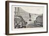 Mdlle. Spelterini Crossing the Niagara River on a Tight Rope-null-Framed Giclee Print