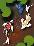 Three Butterfly Koi Fish-mduerksen-Art Print