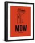 MDW Chicago Airport Orange-NaxArt-Framed Art Print