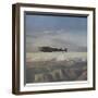 ME 110 over Greece-null-Framed Photographic Print