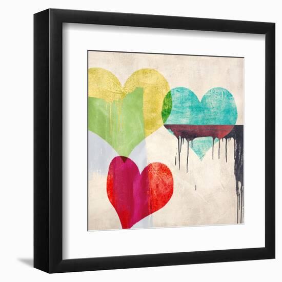 ...me amas-Malia Rodrigues-Framed Art Print