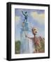 Me and Juan go way way back-Marie Marfia-Framed Giclee Print