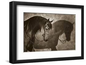 Me and my Shadow-Barry Hart-Framed Art Print