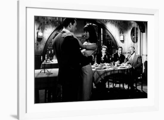 Me faire ca a moi by PierreGrimblat with Bernadette Lafont, 1961 (b/w photo)-null-Framed Photo