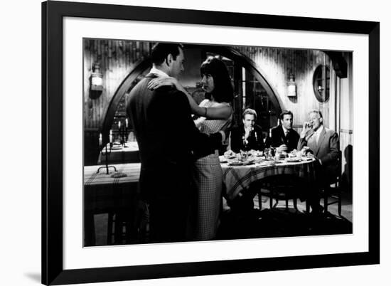 Me faire ca a moi by PierreGrimblat with Bernadette Lafont, 1961 (b/w photo)-null-Framed Photo