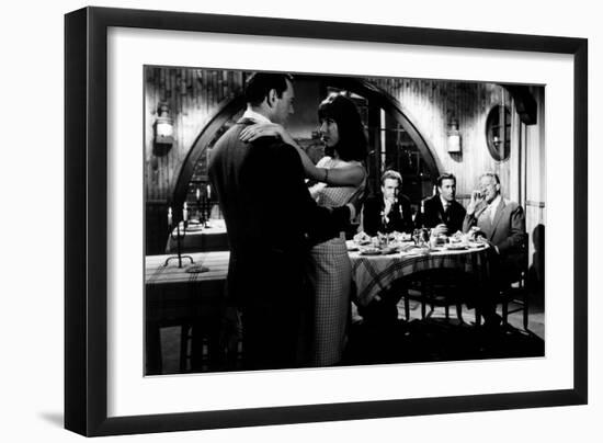 Me faire ca a moi by PierreGrimblat with Bernadette Lafont, 1961 (b/w photo)-null-Framed Photo