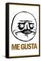 Me Gusta Rage Comic Meme Poster-null-Framed Stretched Canvas