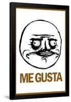 Me Gusta Rage Comic Meme Poster-null-Framed Poster