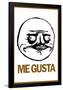Me Gusta Rage Comic Meme Poster-null-Framed Poster