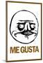 Me Gusta Rage Comic Meme-null-Mounted Poster