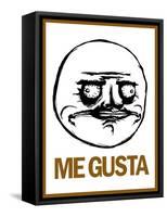 Me Gusta Rage Comic Meme-null-Framed Stretched Canvas