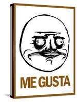 Me Gusta Rage Comic Meme-null-Stretched Canvas