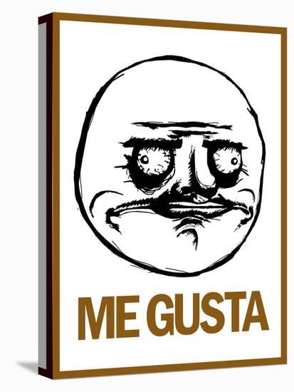 Me Gusta Rage Comic Meme-null-Stretched Canvas