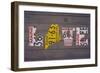 ME State Love-Design Turnpike-Framed Giclee Print