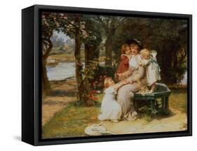 Me Too, 1901-Frederick Morgan-Framed Stretched Canvas