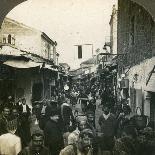 Street of Tea Houses, Shanghai, China, 20th Century-ME Wright-Framed Stretched Canvas