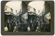 Street of Tea Houses, Shanghai, China, 20th Century-ME Wright-Mounted Giclee Print