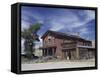 Meade Hotel and Skinner's Saloon, Bannack Ghost Town, Montana, USA-null-Framed Stretched Canvas