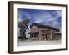 Meade Hotel and Skinner's Saloon, Bannack Ghost Town, Montana, USA-null-Framed Photographic Print