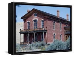 Meade Hotel, Bannack Ghost Town, Montana, USA-null-Framed Stretched Canvas