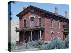 Meade Hotel, Bannack Ghost Town, Montana, USA-null-Stretched Canvas