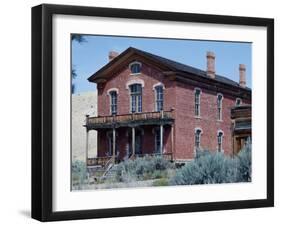 Meade Hotel, Bannack Ghost Town, Montana, USA-null-Framed Premium Photographic Print