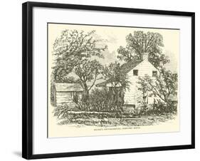 Meade's Headquarters, Cemetery Ridge, July 1863-null-Framed Giclee Print