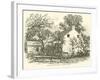 Meade's Headquarters, Cemetery Ridge, July 1863-null-Framed Giclee Print