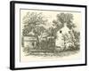 Meade's Headquarters, Cemetery Ridge, July 1863-null-Framed Giclee Print