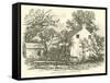 Meade's Headquarters, Cemetery Ridge, July 1863-null-Framed Stretched Canvas