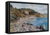 Meadfoot Beach, Torquay-Alfred Robert Quinton-Framed Stretched Canvas