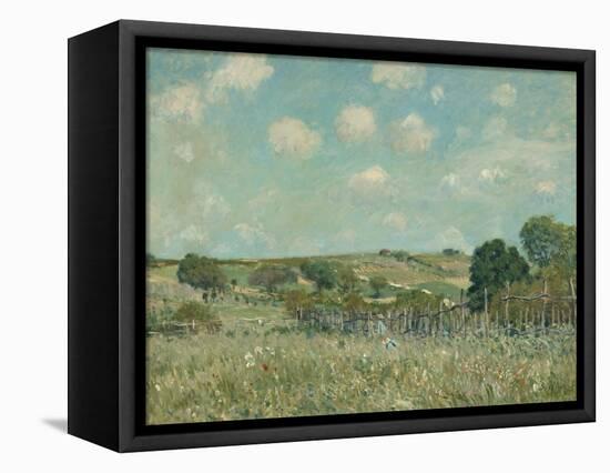 Meadow, 1875-Alfred Sisley-Framed Stretched Canvas