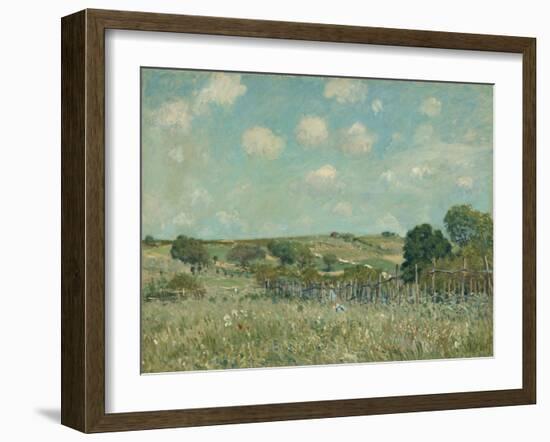 Meadow, 1875-Alfred Sisley-Framed Giclee Print