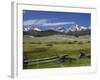 Meadow and Mountains, Sawtooth National Recreation Area, Idaho, USA-Jamie & Judy Wild-Framed Photographic Print