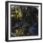 Meadow at Pond with Water Lilies, 1917-1919-Claude Monet-Framed Giclee Print