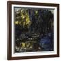 Meadow at Pond with Water Lilies, 1917-1919-Claude Monet-Framed Giclee Print