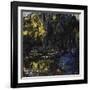 Meadow at Pond with Water Lilies, 1917-1919-Claude Monet-Framed Giclee Print