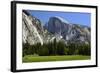 Meadow below Half Dome in Yosemite National Park, California, USA-Michel Hersen-Framed Photographic Print