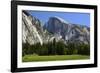 Meadow below Half Dome in Yosemite National Park, California, USA-Michel Hersen-Framed Photographic Print