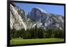 Meadow below Half Dome in Yosemite National Park, California, USA-Michel Hersen-Framed Photographic Print