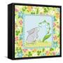 Meadow Bunny I-Betz White-Framed Stretched Canvas