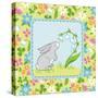 Meadow Bunny I-Betz White-Stretched Canvas