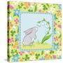 Meadow Bunny I-Betz White-Stretched Canvas