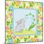 Meadow Bunny I-Betz White-Mounted Art Print