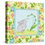 Meadow Bunny I-Betz White-Stretched Canvas