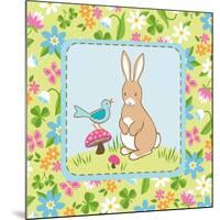 Meadow Bunny II-Betz White-Mounted Art Print