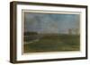 Meadow by the River-Edgar Degas-Framed Giclee Print