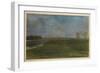 Meadow by the River-Edgar Degas-Framed Giclee Print