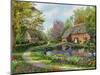 Meadow Cottages-Dominic Davison-Mounted Art Print